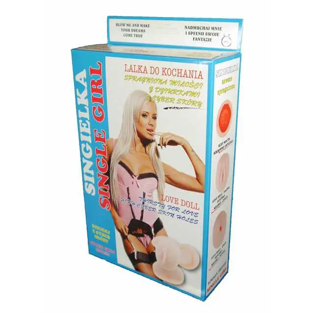 Nukke_single_girl_paketissa Pumpattava barbara paketissa