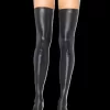 Wet Look Thigh Highs