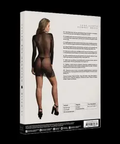 Pitkähihainen Verkkomekko