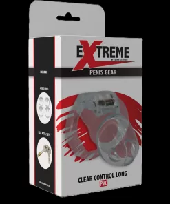 Clear Control Cock Cage Long