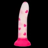 Glow Stick Heart pimeässähohtava dildo
