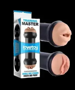 Training Master Double Side Stroker Pussy and Mouth